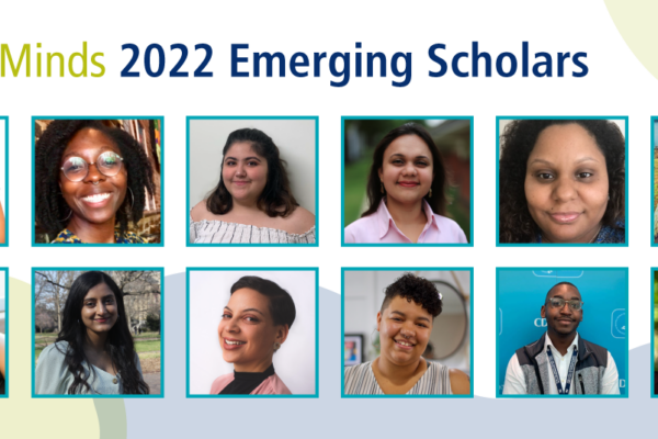 Active Minds 2022 Emerging Scholars Banner with headshots