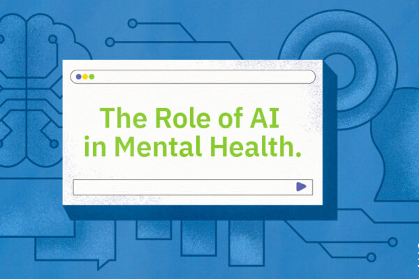 The background contains a tech/circuit based pattern in blue, with a web browser open in the middle reading, 