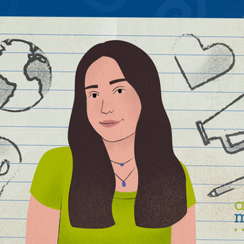 Day 1 of the July Journaling Challenge from Unité, a mental health initiative by and for Gen Z.