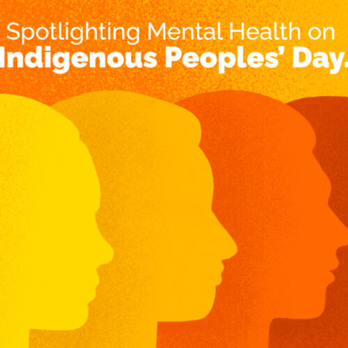 Yellow, orange, and red silhouettes with white text reading, 