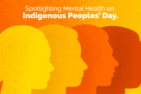 Yellow, orange, and red silhouettes with white text reading, 