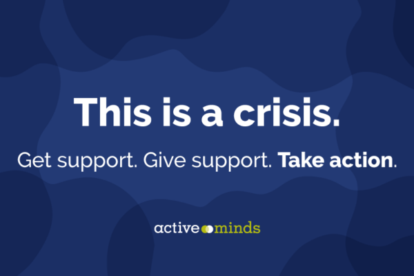 Blue background with white text reading 