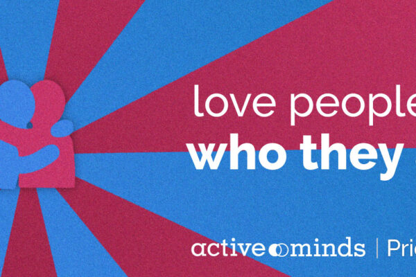 Purple and blue starburst background with focal point of two people hugging. Text reads 