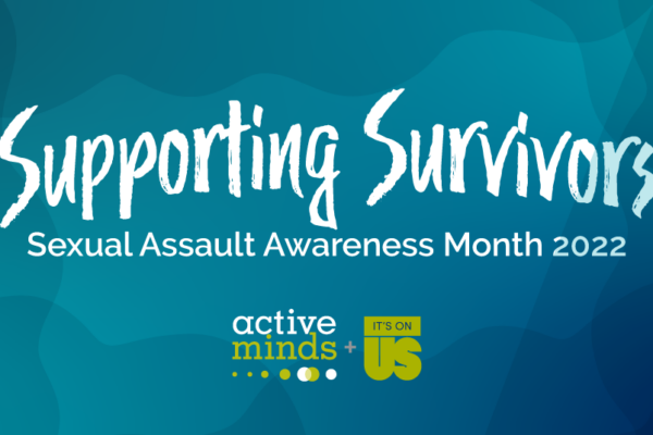 Blue background with text reading 