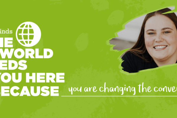 Green background with white 