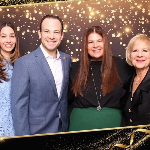 Group photo of the Feld & Friedson families